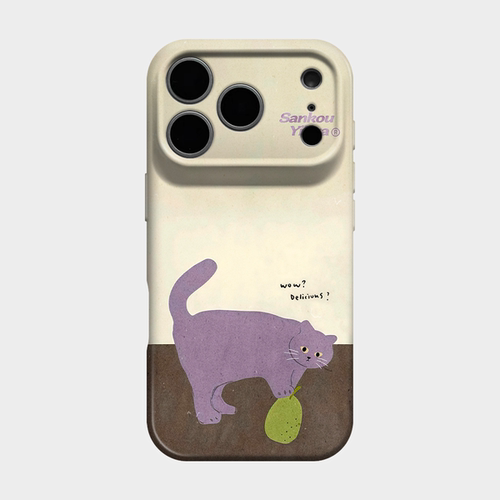 馋猫 适用华为iPhone17苹果16promax手机壳保护外壳15plus可爱超萌趣味14女生韩系ins风13小众不会撞壳pura70