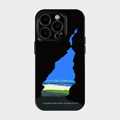 豁然开朗 适用iPhone17pro苹果16promax手机保护套外壳15plus超好看小众设计感14高级感艺术13独特ins不撞款