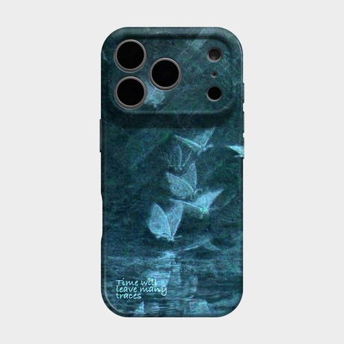 风浪蝴蝶 适用iPhone苹果16promax手机壳女生17pmx新款15pro小众高级感14油画轻奢ins风13浮世绘艺术12不撞款