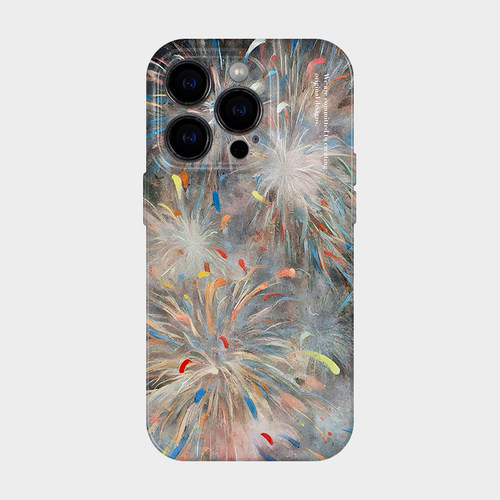 烟花易冷超好看高级艺术手机壳