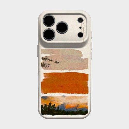夕阳之下 适用iPhone17苹果16promax手机保护外壳15适合秋天的14独特超好看的13简约ins风艺术轻奢小众高级感
