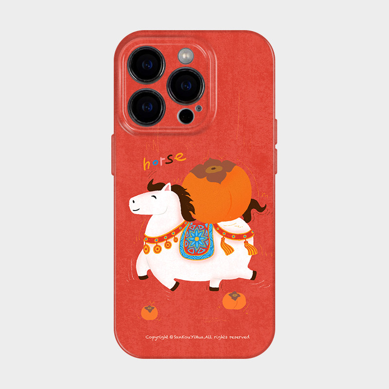 马上有好事 适用iPhone16苹果17promax手机保护外壳2026新款15可爱超萌趣味14新中式中国风13小众ins不会撞壳