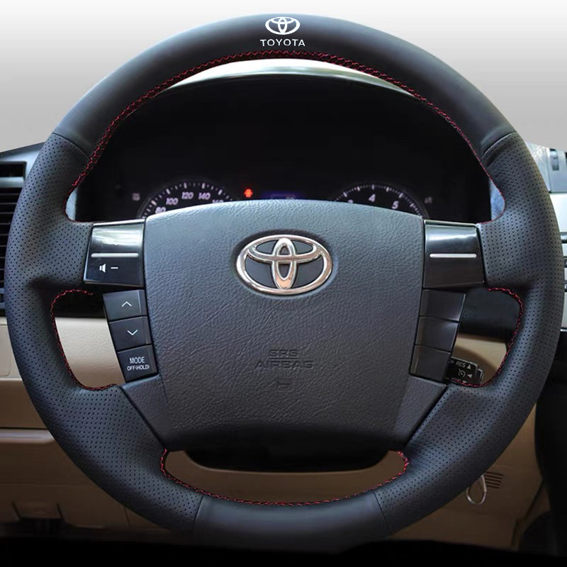 丰田老款05-09年锐志专车专用真皮手缝方向盘套汽车内饰改装把套