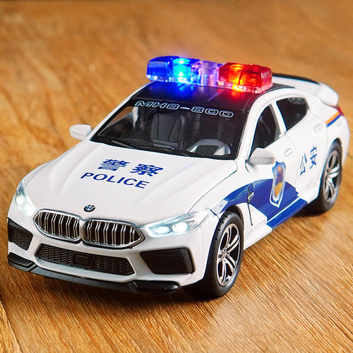 儿童警车玩具回力男孩