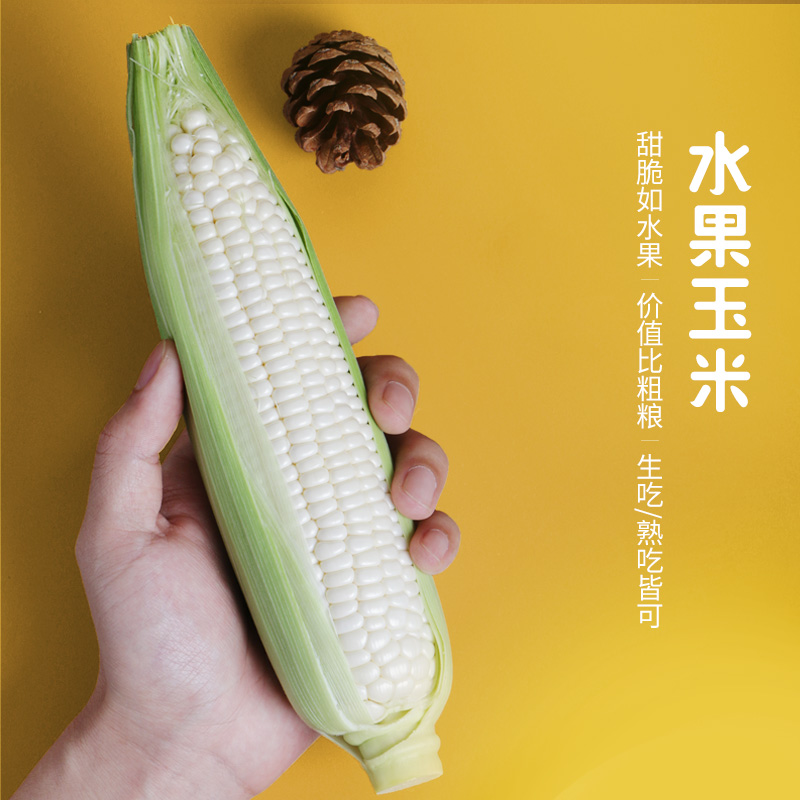 【百果园店】A级-微玉水果玉米8根爆浆冰糖牛奶甜玉米新鲜蔬菜