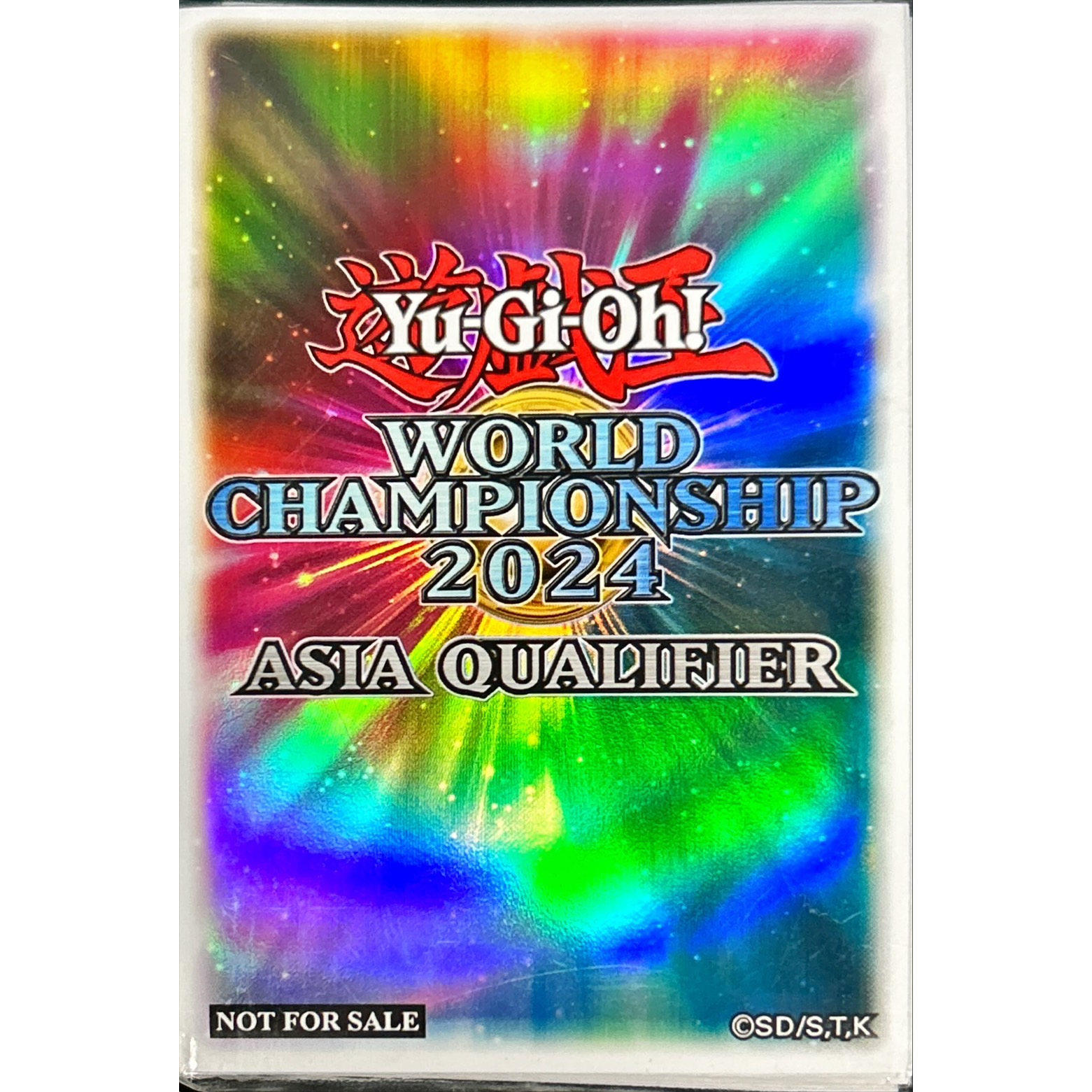 游戏王 限定卡套 WORLD CHAMPIONSHIP 2024　ASIA　QUALIFIER
