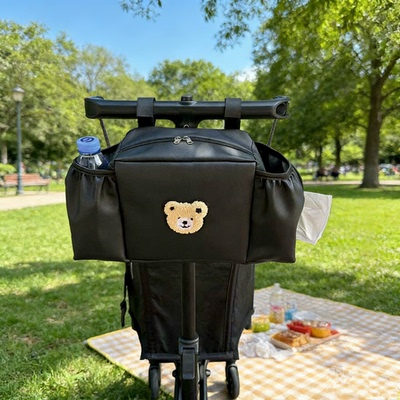 丸T2丫口袋推车配件遛娃神器挂包置物袋婴儿车溜娃神器收纳挂包