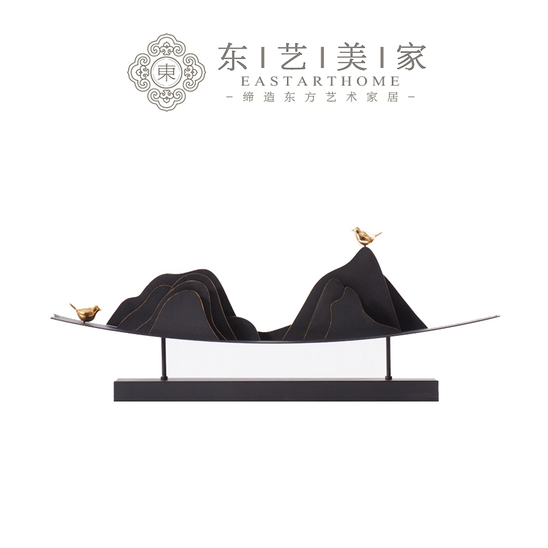 Nguyên Đán non bộ Zen trang trí đồ trang trí sáng tạo hàng thủ công đồ nội thất lối vào mô hình phòng đồ nội thất mềm đồ trang trí