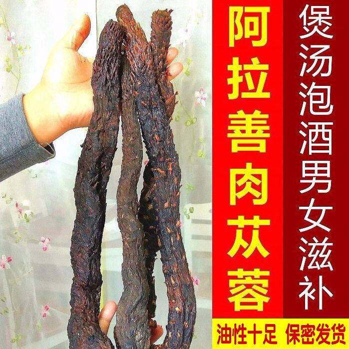 阿拉善野生肉苁蓉超大片内蒙特级正品中药材锁阳枸杞男泡水泡酒料