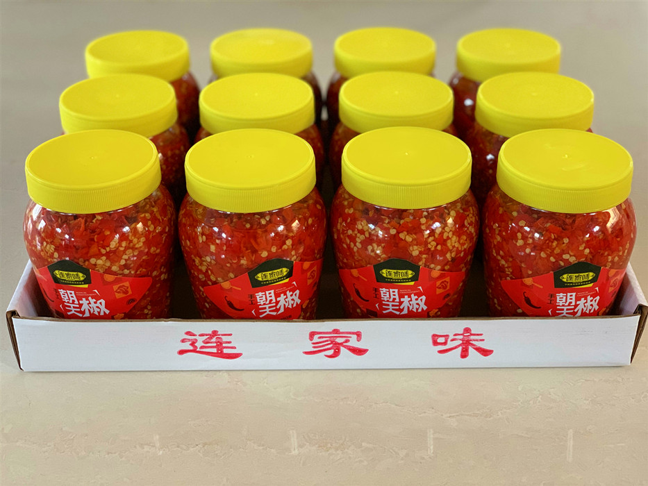 连家味朝天椒餐饮炒拌菜专用 1件*12瓶装 农家自制新鲜辣开胃下饭