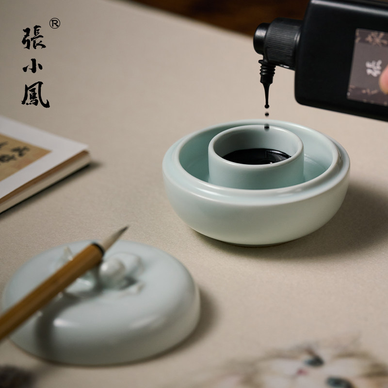 张小凤陶瓷花生火锅砚台