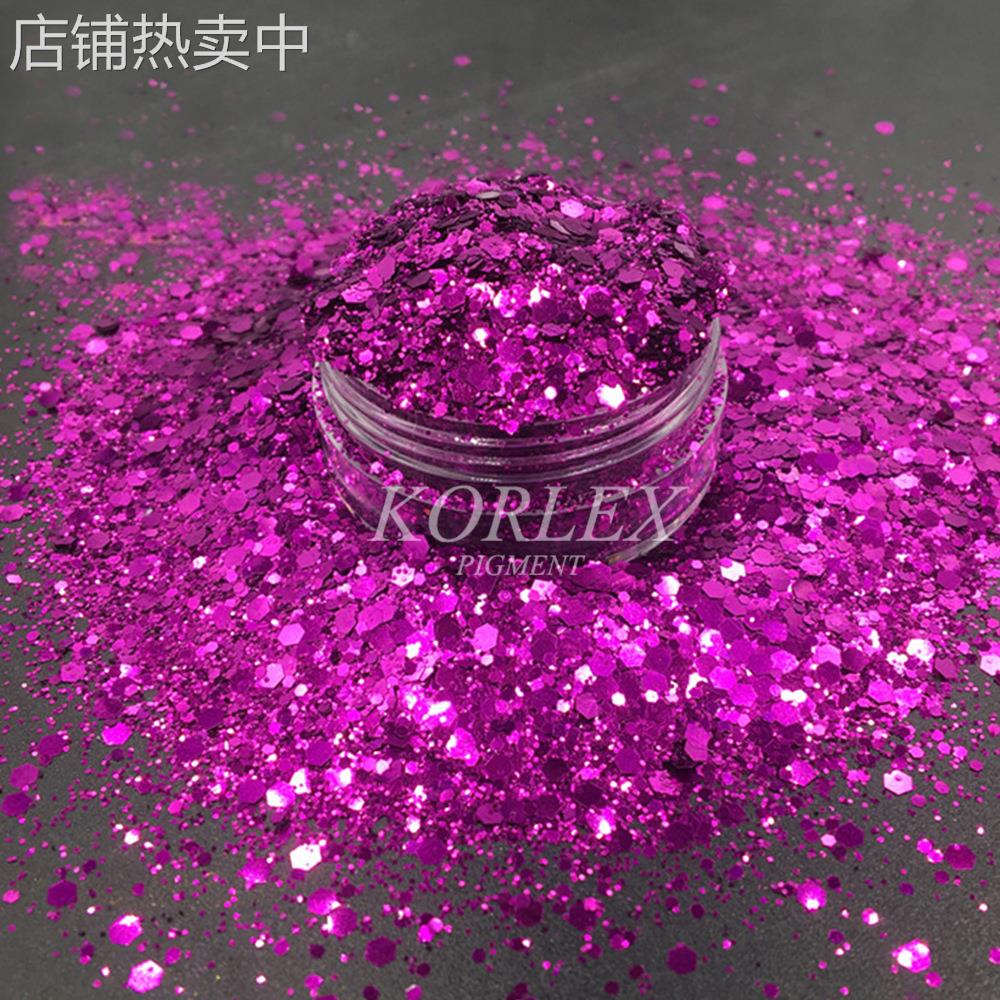 厂家闪粉混合金葱粉玩具装饰美甲饰品儿童手工制作闪光亮片