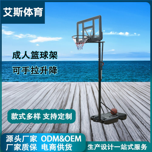 室内外可移动篮球架可扣青少年篮球架可升降篮球架适用于儿童成人