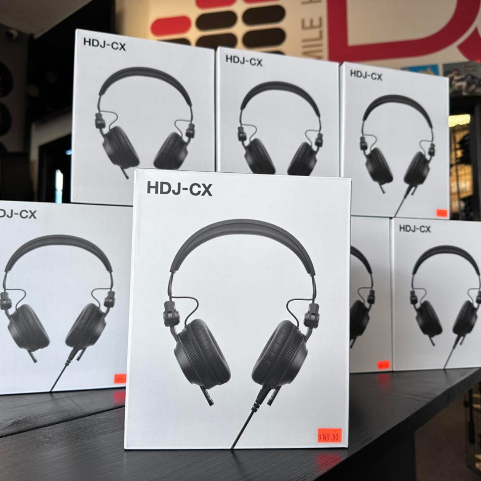 先锋HDJCX耳机头戴式轻便型DJ打碟酒吧KTV包房舞曲制作专业DJ监听