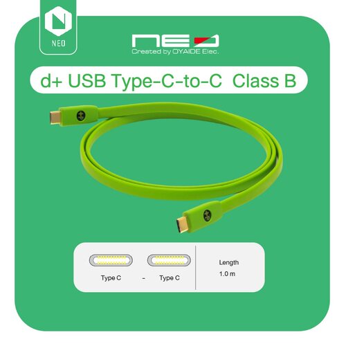 Oyaide欧亚德USB线Neo d+ classB C to C 先锋DJ打碟电脑DJ数据线