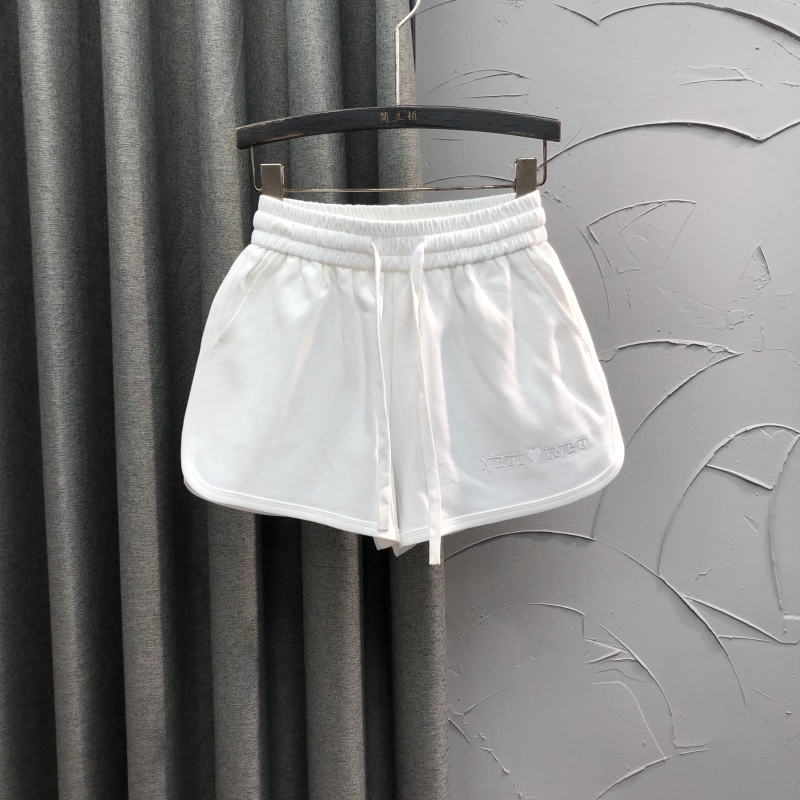 高腰百搭简兰顿短裤新品