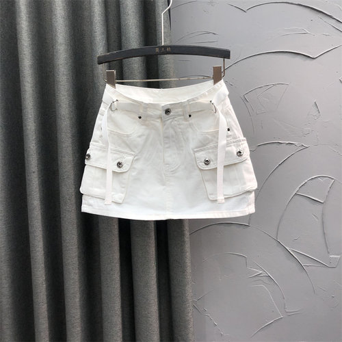 简兰顿短裙牛仔裙百搭纯色新品