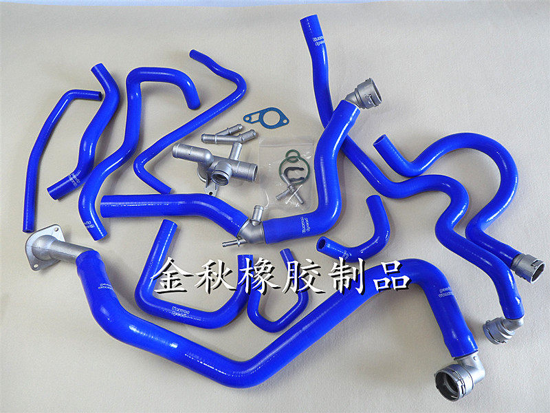 宝来1.8T高尔夫4代MK4暖风全车硅胶水管强化散热1.6 2v5v上下硅胶