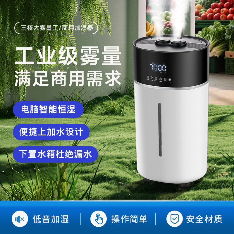 加湿器卧室家用静音孕妇婴儿智能空气净化大容量落地喷雾2025新款