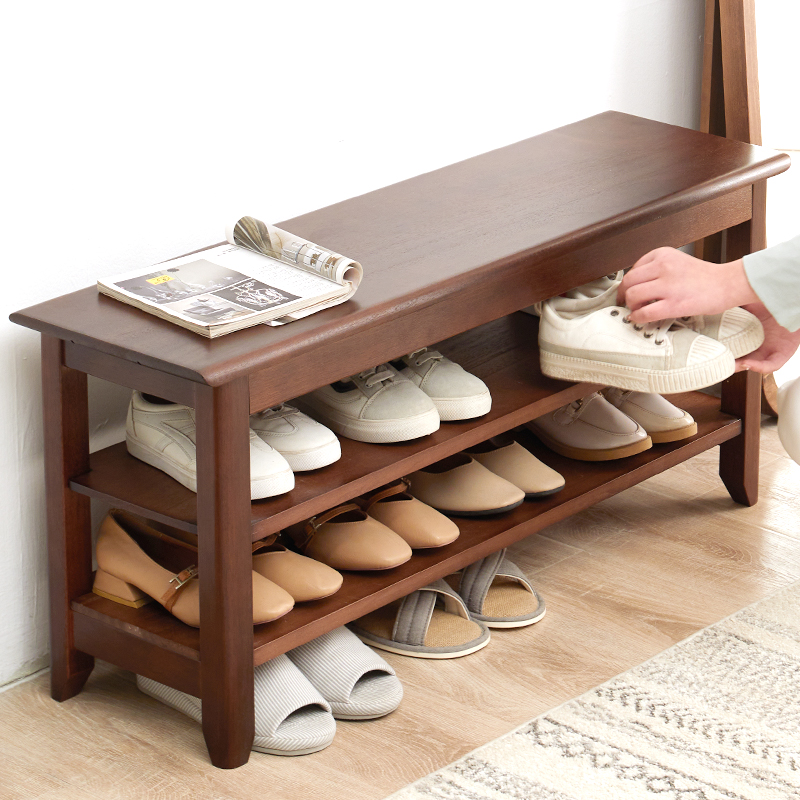 可坐进门入户收纳多功能换鞋凳