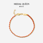 2026马年本命年好运新款 纯银组合红绳手链女生多股编织新年礼物