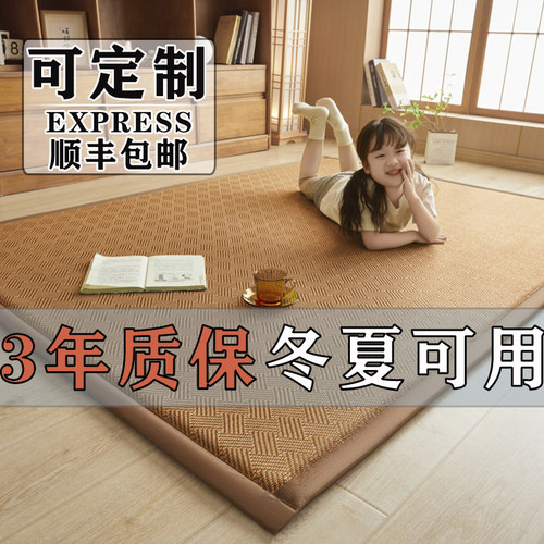 凉席地垫打地铺榻榻米床垫遮盖物