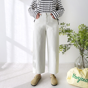 女春季 弯刀裤 高腰女裤 大爽大码 胖mm显瘦裤 直筒牛仔裤 男友裤 子 女装