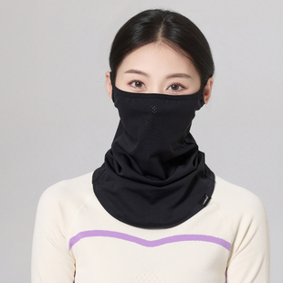 朗希迪户外保暖骑行头巾防风面罩滑雪护脸挂耳透气护颈男女冬跑步