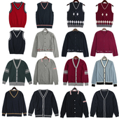 英伦风小学生校服针织背心外套儿童藏青色男女童纯棉枣红毛衣开衫