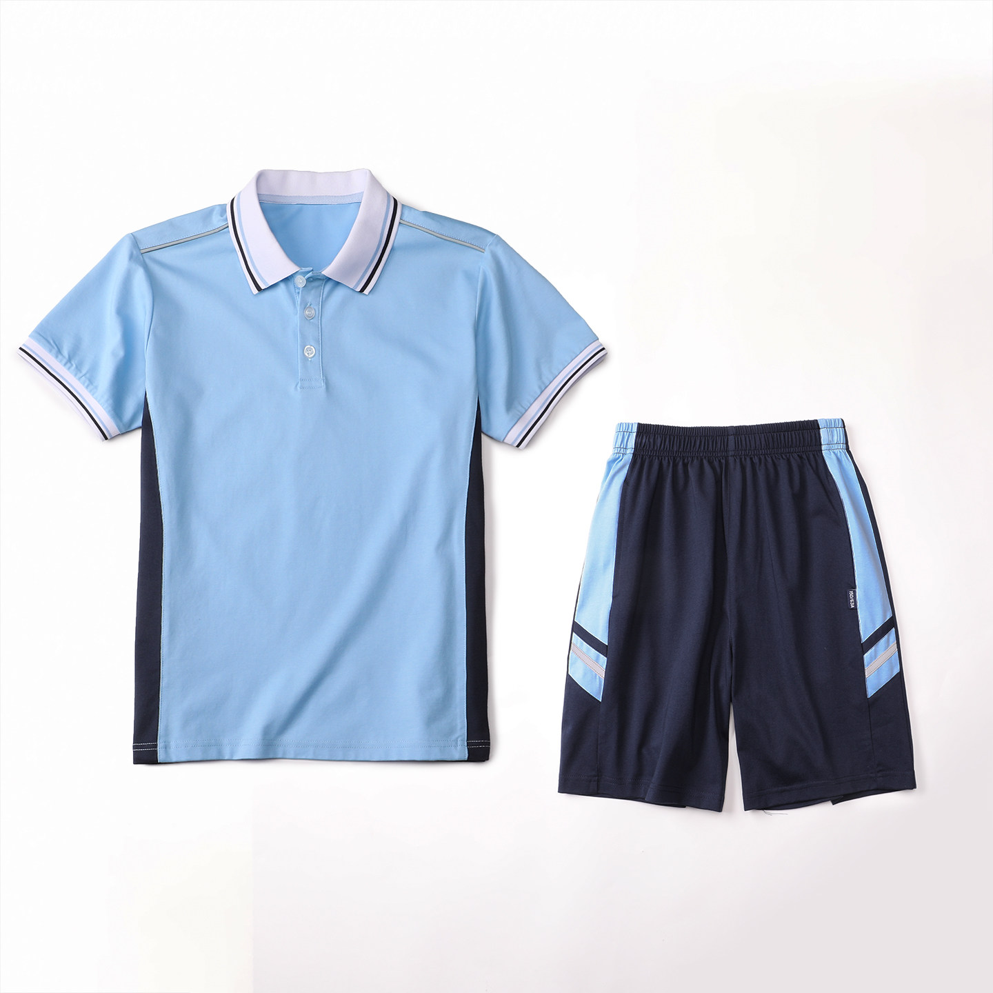 南昌初中生校服2025新款统一夏季校服短袖POLO衫短裤裙子长裤套装