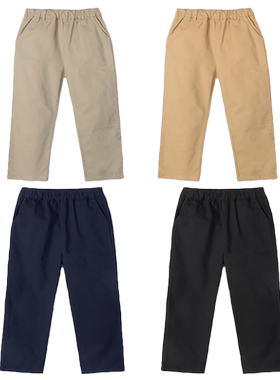 胖童校服长裤礼服弹力棉