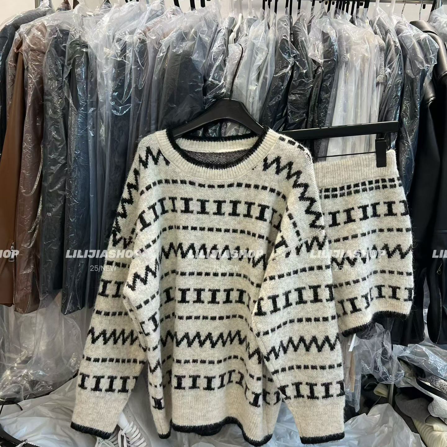 2025秋冬小香风针织套头衫