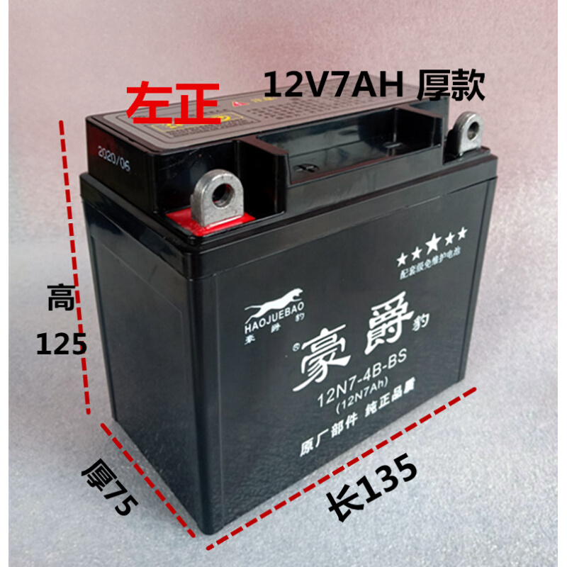 12V摩托车电瓶12v9a免维护干蓄电池125弯梁踏板车通用干电池7ah