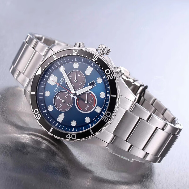 西铁城男100米防水手表