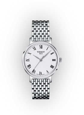 Tissot天梭女表魅时系列蓝宝石优雅简约石英表T109.210.11.031.00