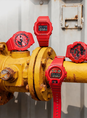 【新年战表】Casio卡西欧G-SHOCK红色原点潮流运动手表GA2100/110