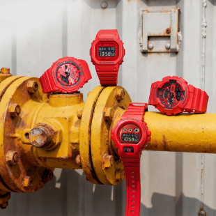 SHOCK红色原点潮流运动手表GA2100 Casio卡西欧G 110 新年战表