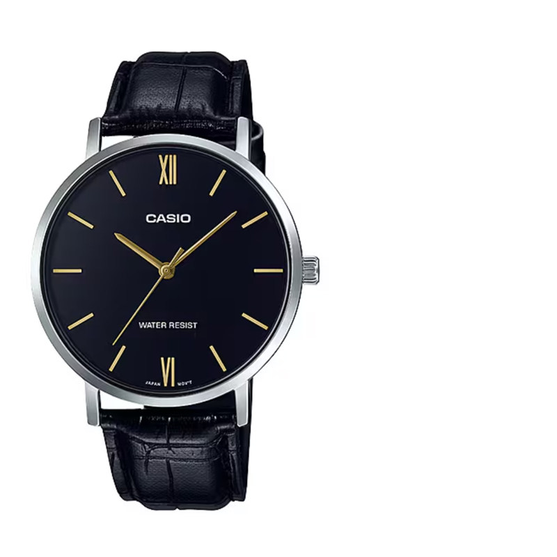 Casio经典指针石英表简约百搭通勤男女表LTP/MTP-VT01