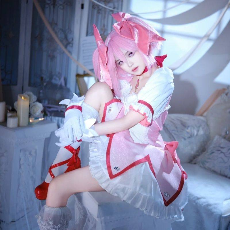 魔法少女小圆cos鹿目圆香cosplay