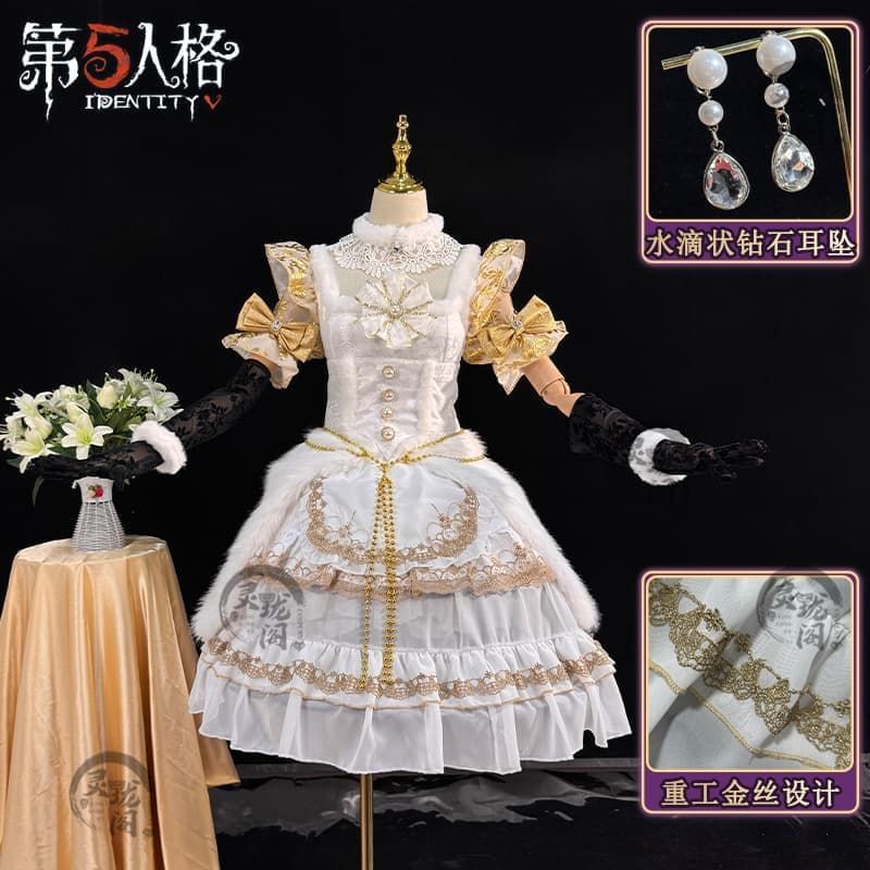 新款小女孩恶之源cos服金皮动漫图片