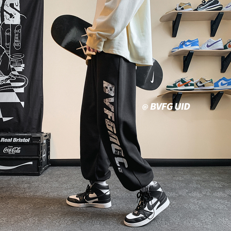 美式卫裤oversize篮球裤子