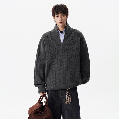 胖胖哥官方品牌休闲百搭开衫毛衣