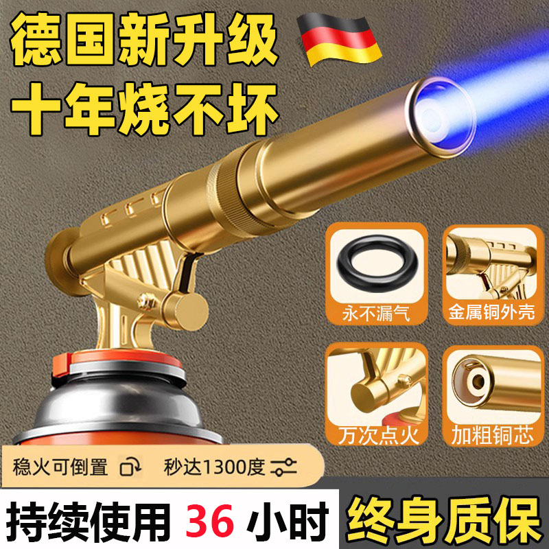 十年烧不坏！德国工业级全铜喷枪