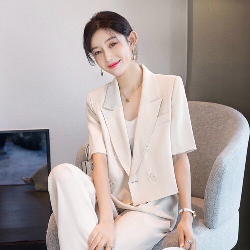 MA2023短款小西装外套女