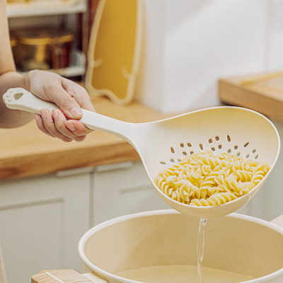 树可月桂捞勺大号家用厨房捞饺子捞面勺焯水沥水过滤大漏勺食品级