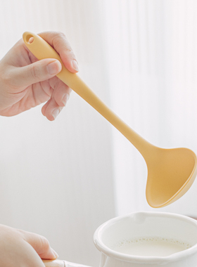树可迷你硅胶汤勺家用小号勺子宝宝辅食不粘锅专用食品级盛汤汤匙