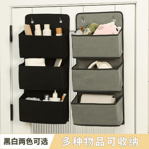 门后收纳挂袋墙挂式置物袋布艺挂兜宿舍神器家用壁挂式收纳袋挂墙