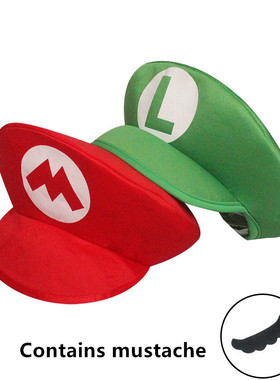 Super Mario Bros Luigi Cartoon Cosplay Hat Classic toys Anim