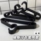 衣架挂衣架无痕晾衣架不鼓包塑料衣架无痕防滑黑色晾衣架晾衣服
