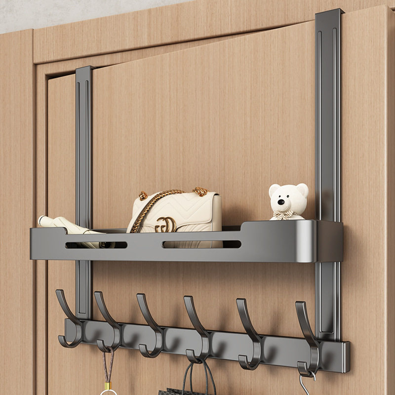 门后挂钩免打孔墙上壁挂卧室挂衣架浴室无痕置物收纳衣服挂架神器